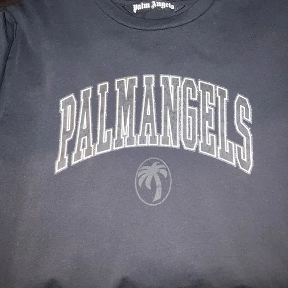 Palm Angels 100% Real Black Tee